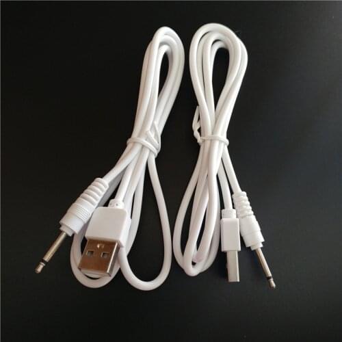 1m 2.5 USB USB2.5 Mono audio line USB 2.0 to DC 2.5mm elbow 2A charging line USB Jack Plug Aux DC2.5mm Audio cable