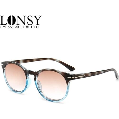 2018 Fashion Round Reading Sunglasses Women Men Presbyopic Glasses Eyewear Portable Gift For Parents