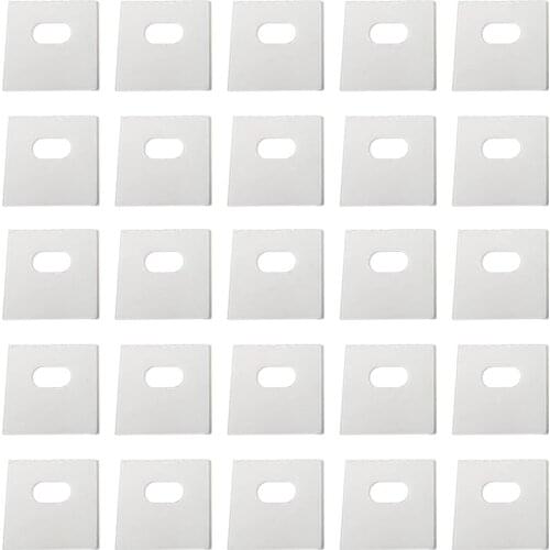 25 Sets of Clear Vertical Blind Repair Tabs / Vertical Blind Tabs / Blind Fixers - 50 Total Tabs (25 Sets)