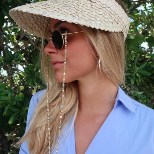 Fashion Sun glasses Chain holder For Women Vintage Sunglasses neck Chain Men Metal Eye glasses strap Landyard cordon para gafas