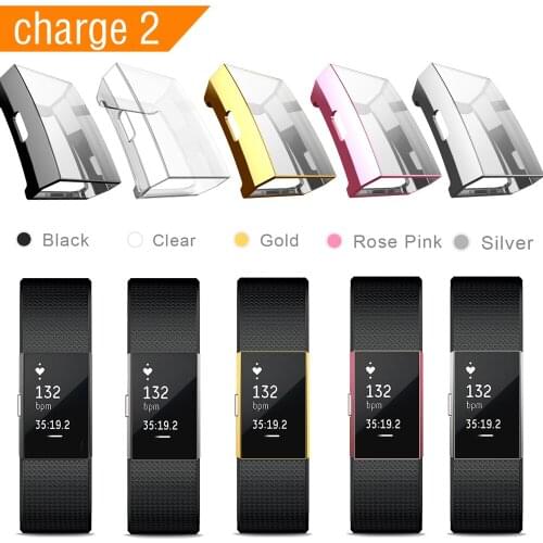 2019 Smart Watch Case For Fitbit Charge 3 Full Protection TPU Case For Fitbit Charge 4 Screen Protector For Fitbit Charge 3 Band