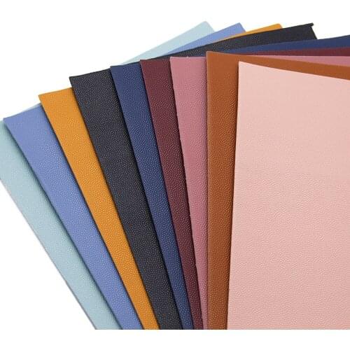 David accessories 20*33cm Plain Color Synthetic Leather DIY Bow Bag Wallet Material Faux Leather Fabric Home Decoration,1Yc8106