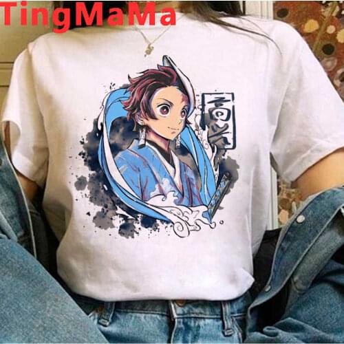 Demon Slayer Kimetsu No Yaiba Tanjirou Kamado tshirt male streetwear plus size casual harajuku t shirt streetwear