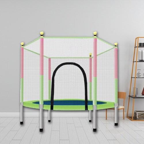 Baby Home Indoor Children Bounce Bed With Protection Net Family Exercise Lose Weight Trampoline