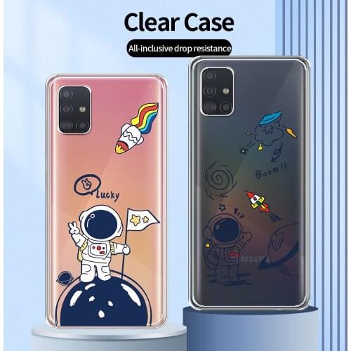 For Samsung Galaxy A51 Case Transparent Case For Samsung A51 4G 5G Clear Soft Back Cover For Samsung A51 Protective Phone Coque