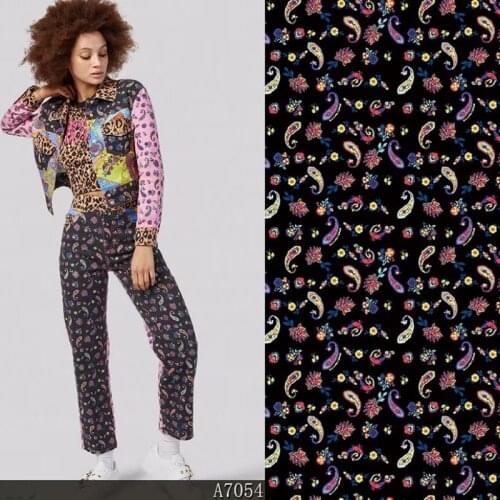 Printed Stretch Satin Silk Fabric Soft Slippery Mulberry Comfortable Breathable Drape Skin-friendly Clothing Dress Bedding