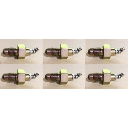 6X Track Adjuster Grease Valve For CAT For Caterpillar For Hitachi ZAX200 ZAX210 For John Deere 4255055