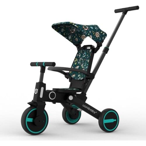 7 in 1 light stroller car two way carriage Child balance Kids tricycle sliding artifact folding lightweight Cart