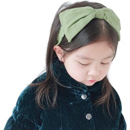 Baby Girls Headband Hair Accessories Newborn Toddler Infant Hairbands Elastic Head Wrap Bow Knot Cotton Hair Band Kids Headwear