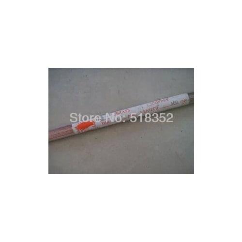 0.7mmx500mm Ziyang Copper Electrode Tube for EDM Drilling Machines Single Hole