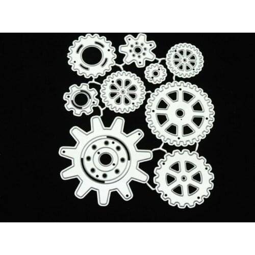 Gear Metal Cutting Dies DIY Scrapbooking Paper Stamping Die Decor