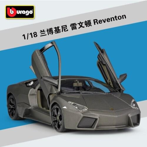 Bburago 1:18 Model Car Simulation Alloy Racing Metal Toy Car Children Toy Gift Collection Lamborghini Reventon