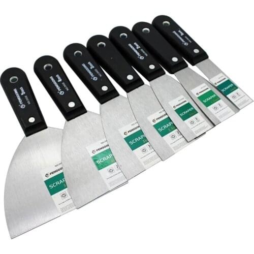 7pcs Putty Knife Set With Bag Scraper Blade 1"1.5" 2" 2.5" 3" 4" 5"Wall Shovel Carbon Steel Construction Tool Plastering Knife