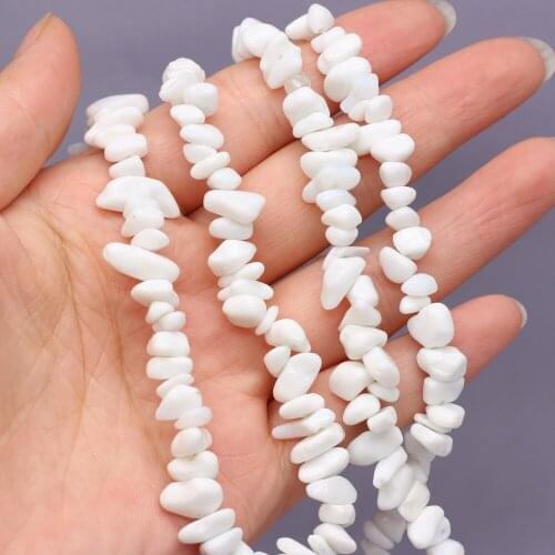 Natural Semi-precious Stones Shiraishi Gravel Beads for Jewelry Making DIY Necklace Bracelet Earrings Accessories