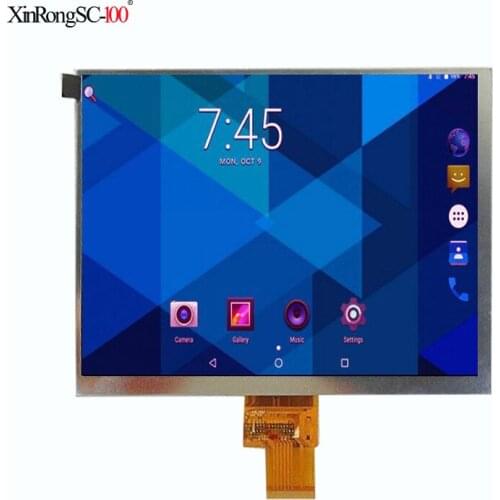 New LCD display matrix 8" Prestigio MultiPad 4 PMP7480D 3G Tablet inner LCD Screen Panel Module Replacement Free Shipping