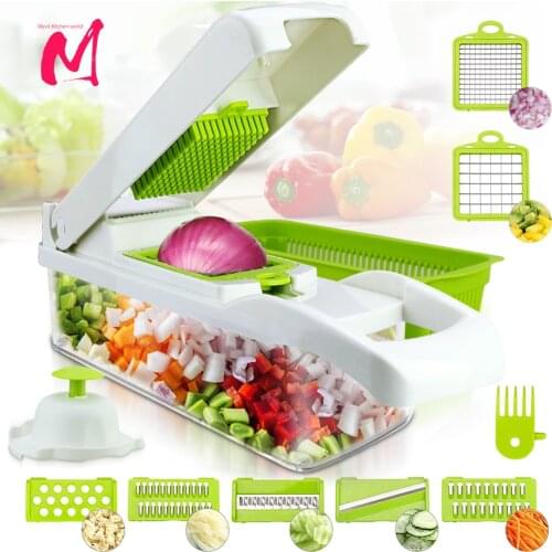 Vegetable cutter multifunctional Slicer Fruit Potato Peeler Carrot Grater Kitchen accessories basket vegetable slicer