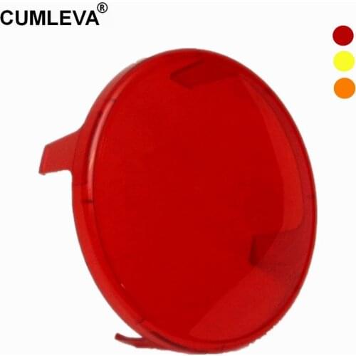 6.1'' Red/Yellow/Green Lense Filter Portable Spotlight Filter for 60W LED Handheld Spotlight