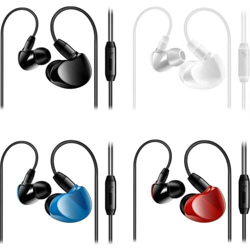 Qijiagu 50pcs In ear Wired Earphone Earphones Sport Headset Smartphone With Mic for Android iPhone