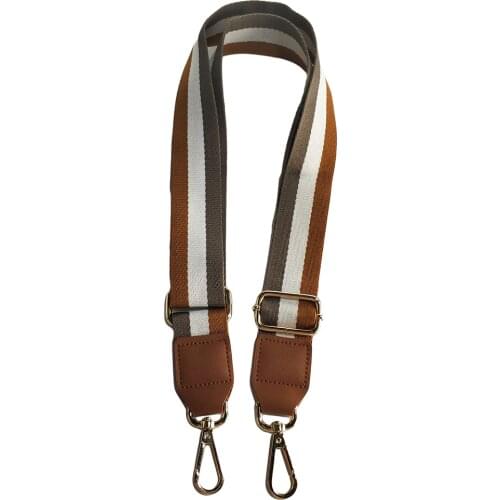 Handbag Strap Nylon Striped Woven Strap for Women Crossbody Shoulder Bag Belt Handbag Adjustable Strap Bag Accessories 70- 125cm