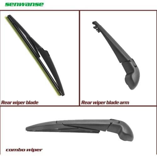 Senwanse 8 inch Rear Wiper Bade and Arm for Lexus CT200h 2010-2018 back windshield windscreen wiper blade