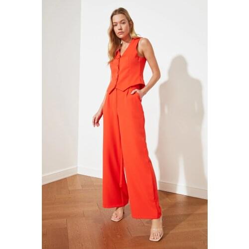 Trendyol Wide Bell-Bottomed Pants TWOSS21PL0189