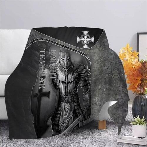 Norse Mythology Knights Templar Blankets Fashion Quilts Home Vacation Casual 3D Kids Blanket Cute Home Textile Throw Blanket