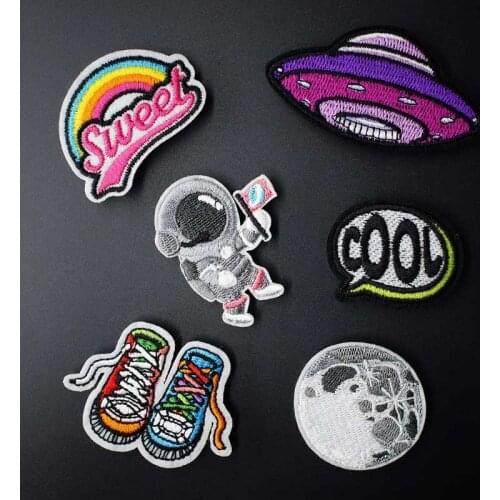 Sweet Cool DIY Cloth Badge Mend Decorate Patch Jeans Jackets Bag Clothes Apparel Sewing Decoration Applique Patches