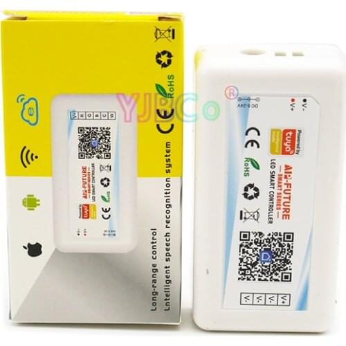 Tuya Smart Wifi led Controller Single color/CCT/RGB/RGBW/RGB+CCT LED Strip Dimmer APP Alexa Google Home Voice DC5-24V