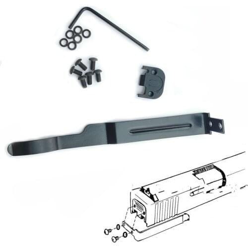 TOtrait Gun Belt Clip for Glock Slide Holster Glock 17 19 22 23 24 25 26 27 28 30S 31 32 33 34 35 36 Carry Pistol Clip Slides