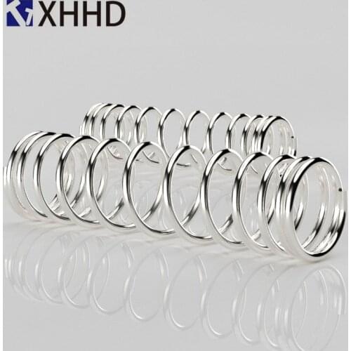 10pcs 0.9mm Wire Dia OD 6 7 8 9 10 11mm Y-type Rotor Return Compression Pressure Spring 10-50mm 304 Stainless Steel