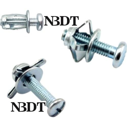 25Pcs/Lot M6 Thread Insert Jack Nut With Screw Rivet Bolt For 0-5MM Metal Sheet