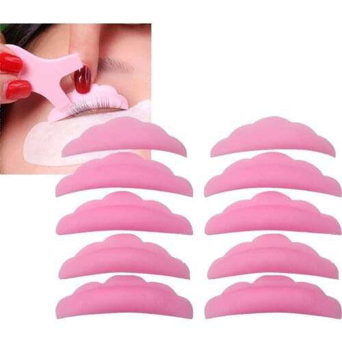 5Pairs S M M1 M2 L Silicone Eyelash Perm Pad Eye Lash Extension Lift Perming Rods Eyelashes Lift Curlers Curl Shields Pads