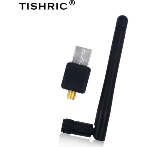 TISHRIC 150Mbps Mini USB WIFI Adapter Wireless Network LAN Card 802.11n/g/b WIFI Antenna Receiver For WindowsXP/7 Vista Linux