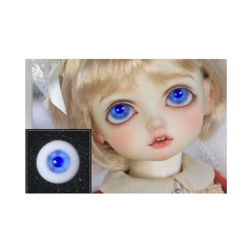 BJD doll eyes Suitable for 12mm 14mm16mm18mm blue glass doll accessories with small iris size bulb
