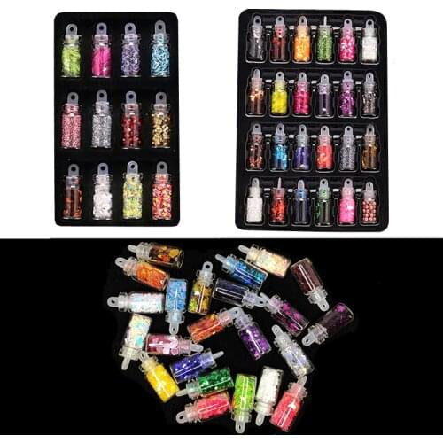 1Set Sequins Beads For Resin Mold Filler Epoxy Resin Filling Tools Diy Nail Art Decor Crafts Jewelry Making Mold Accessories