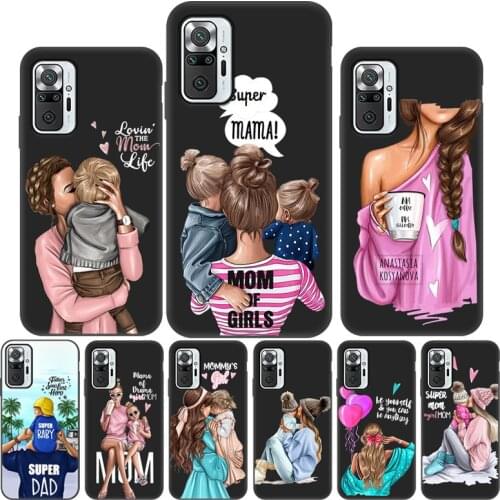 Funda For Xiaomi Redmi Note 10 9 Pro Case Fashion Mom Cases For Xiaomi Mi 11 Ultra Mi11 Lite Note 8 8T 7 Pro 10S 9S 9C NFC Cover