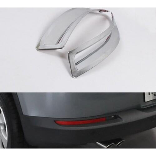 Rear Fog Light Lamp Trim For Volkswagen VW Tiguan 2010 2011 2012 2013 2014 2015 Chrome Decoration Frame