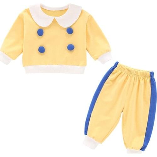 Baby Girls Clothing Sets 2pcs/set Top Pant Children Clothes Kids Girl Spring Autumn New 2021 Long Sleeve