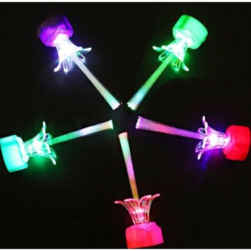 Creative fiber optic lamp flashing light small gift flash colorful small night light childrens toys wholesale stalls hot sale