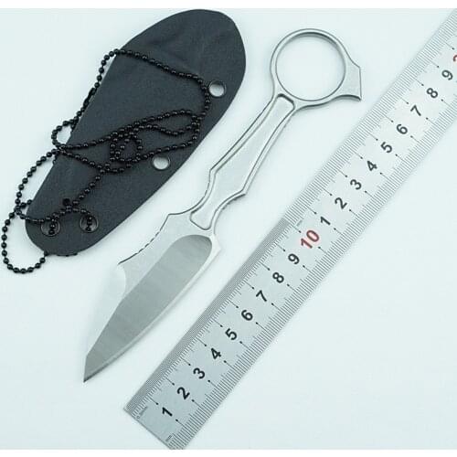 LEMIFSHE Z01 GITFO KYDEX Sheath Fixed Blade Knife Hunting D2 Steel Tactical outdoor survival camping kitchen knives EDC tool