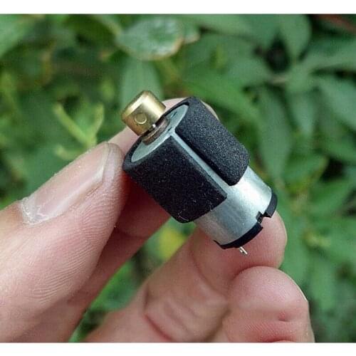 DC 3V-6V 3.7V 1220 Micro Vibrator Motor Mini 12mm*20mm Strong Shock Eccentric Copper Vibrating Head Massager Accessories HOT