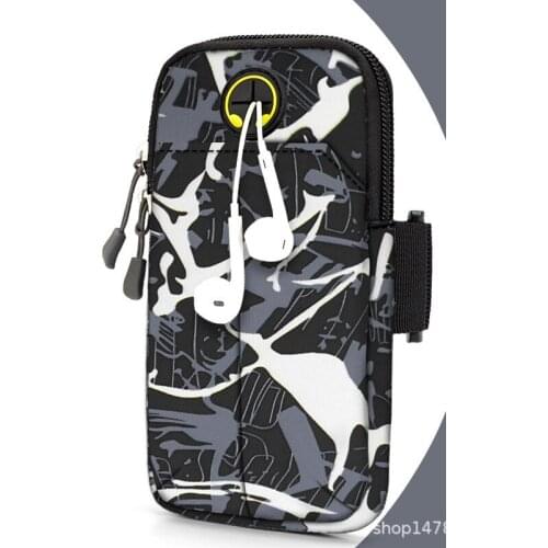 New 7inch universal Running mobile arm bag outdoor mobile bag mens and womens sports arm bag phone case cover for iphone 13 12