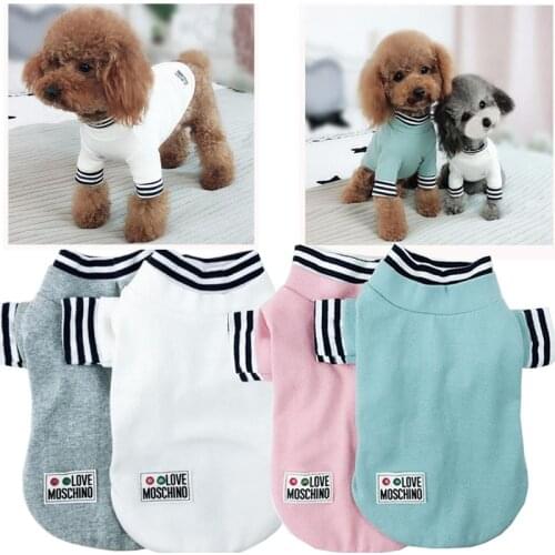 Pet Dog Hoodie Puppy Clothes For Small Dogs Poodle Schnauzer Pug Clothing Dog Cat Hoodies Costumes 4 Colors Hoodie Dog Clothes#5