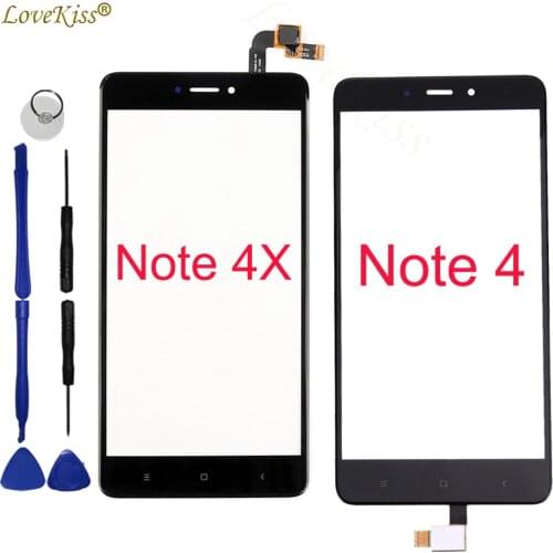 Redmi Note 4X Front Touch Panel For Xiaomi Redmi Note 4 4X Note4 Note4X Touch Screen Sensor TP LCD Display Digitizer Glass Cover
