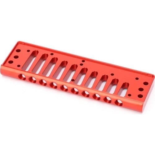 Aluminum Alloy 10 Holes Comb Harmonica Comb for HOHNER SP2010-Hole Blues Hormonica Comb Musical Instrument Parts