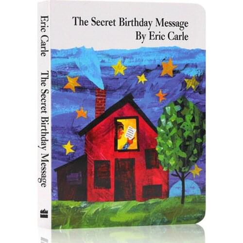 The Secret Birthday Message By Eric Carle Learning English for Children Baby Cardboard Educational Toy for Kids montessori Books