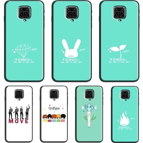 SHINee KPOP For Xiaomi Redmi Note 10 7 8 9 Pro Note 8T 9S Soft Case For Redmi 9T 9A 9C K40 Pro Cover