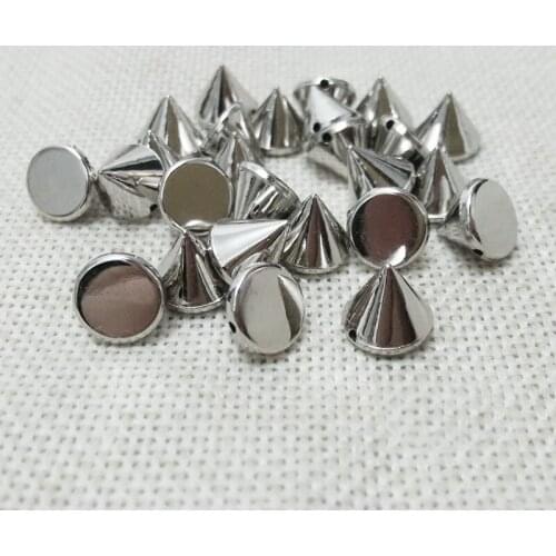 Jewelry making punk style rivet spike taper stud have holes nail beauty cloths bag decals phone set case headband embellishment