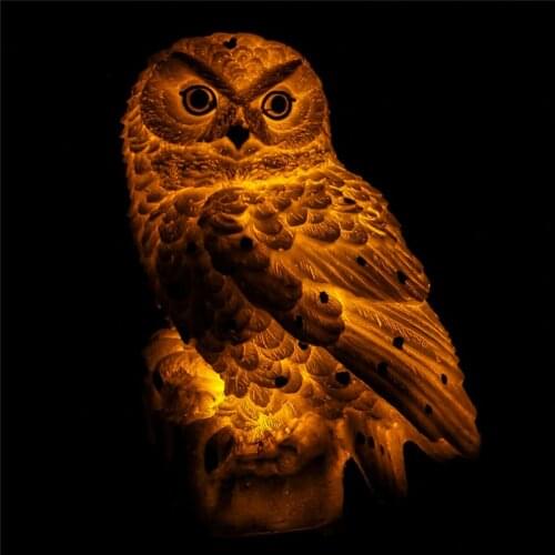 Waterproof Powered Energia Lamp LED Solar Garden Light Outdoor Parrot Owl LED Lawn Lamp Landscape Night Light Garden Decor 5Z
