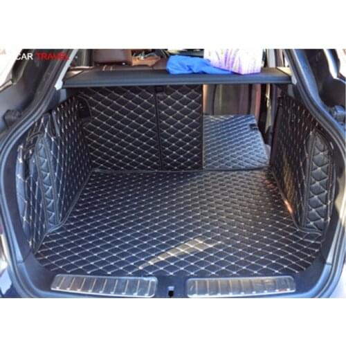 High quality! Full set car trunk mats for BMW X4 G02 2020 waterproof cargo liner mats boot carpets for X4 G02 2019